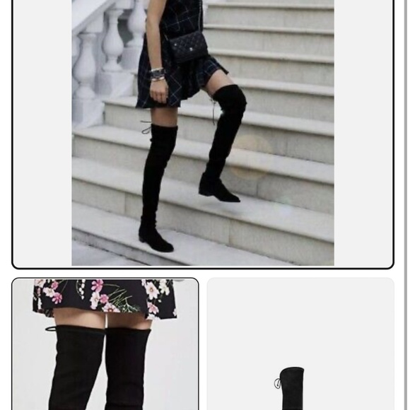 Stuart Weitzmen Lowland Black Suede - Picture 15 of 16